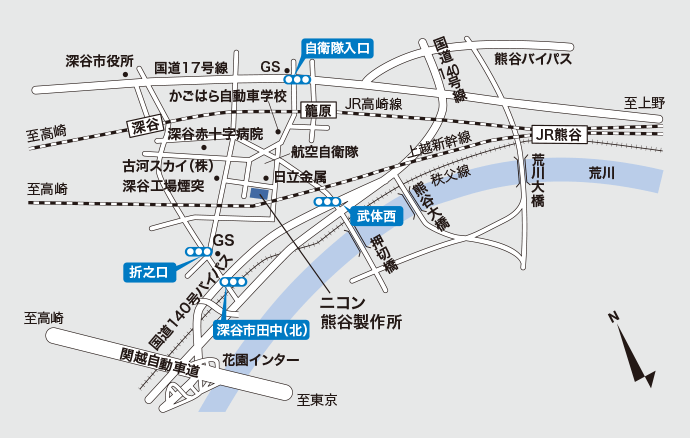熊谷事業所 地図